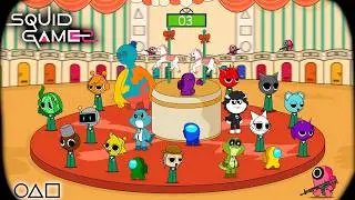 Among Us in Squid Game Season 2 MINGLE Challenge X Sprunki X Nightmare critters || ANIMATION