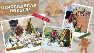Gingerbread Houses!🏘️ || pastry school (vlog #10)