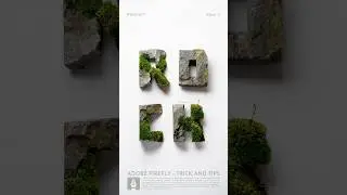 A stone covered with moss - text effect #TextEffect