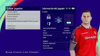Nemanja Vidić - PES Clasico (Face, Body& Stats)