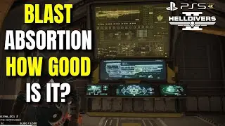 Helldivers 2 Blast Absorption Ship Upgrade How Good Is It? - PS5 4K HDR