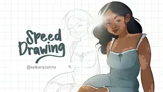 Beautiful Woman | Procreate Speed Drawing ✍🏻