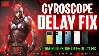 BGMI Gyro Delay Fix POCO REALME OPPO VIVO INFINIX| How To Fix Gyroscope Delay in BGMI Fix Gyro Delay