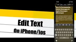 How To Use Apple Notes On iPhone