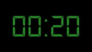 Timer 20 Second No Copyright - Forest Black Screen