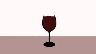 에프터이펙트를 활용한 motion graphic_와인잔에 와인 따르기