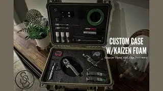 How to make a custom case for any sharpening system (TSPROF, KME, EDGE PRO, HAPSTONE) ft Kaizen Foam