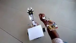 Wireless Hand Gesture Controlled Robot using ARM