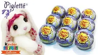 Собираем серию ЧУПА-ЧУПС Зайки ПИГЛЕТ/Piglett распаковка и обзор от Kinder Surprise Collection