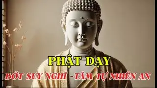 Phật Dạy: Bớt Suy Nghĩ Tâm Tự Nhiên An | Bài Giảng Thiền Chữa Lành Tâm – Chính Niệm Soi Tâm