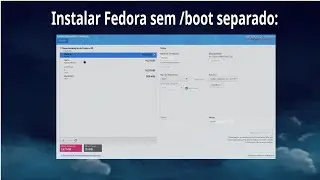 Instalar Fedora com /boot dentro do subvolume root