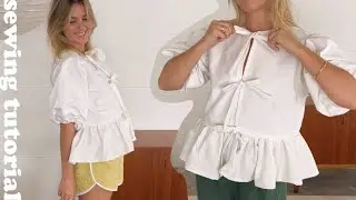 DIY // Recreating THE Ganni Top (in-depth Self Drafting Tutorial)
