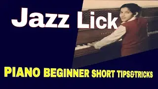 Piano Beginner Short Tips- Nice Jazz Lick #shorts