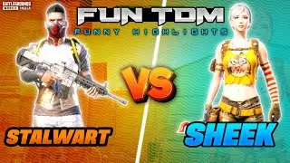 Fun TDM Against Girl Gamer @sheekgaming / BGMI TDM Funny Highlights