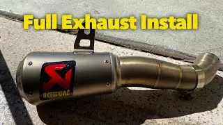 2019 Yamaha R3 Exhaust Install