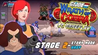 G.I. JOE: Wrath of Cobra - Stage 2 - Assault from Above - solo play (Easy)
