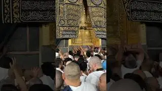 Давка возле черного камня.