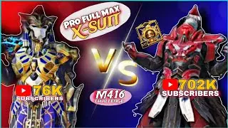 Pro FULL Max X-Suit Player Challenge me | Handcam | M416  | PUBG/BGMI TDM Gameplay