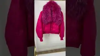 ✨Пуховик Бомбер мех Енот РАСПРОДАЖА 5000₽