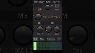 Train horn on Synth One.