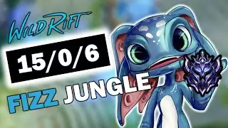 WILD RIFT FIZZ JUNGLE SMURFING IN DIAMOND ELO NEW META?