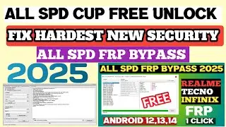 All Spd cpu unlock free tool 2025- Fix showing no command hardrest opoo realme infinx itel-frp tool