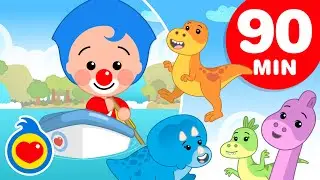 Row, Row Your Boat ⛵+ More Kids Songs ♫ Plim Plim - The Kindness Hero (90+ Min)