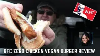 CELEBRATING MEGHAN MARKLE LEAVING UK WITH THE NEW KFC ZERO CHICKEN VEGAN BURGER *FOOD REVIEW*