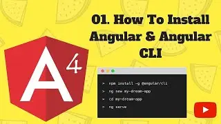 AngularJS  Tutorial: 01. How to install angular and angular cli in Command Prompt || 