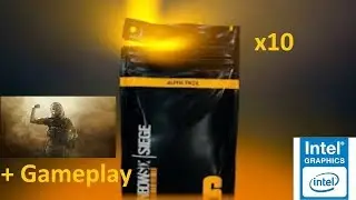 ALPHA PACK OPENING + GAMEPLAY on INTEL HD 620!!