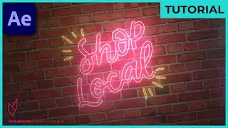 ¡EFECTO de LUZ NEÓN! [SABER - Plugin Gratis] || Tutorial - After Effects