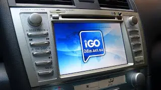 Установка штатной автомагнитолы RoadRover в Toyota Camry V40 2008. Прошивка GPS навигации