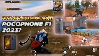 TEST POCOPHONE F1 HDR EXTREME (60fps) 2023❓❓❗-  PUBG MOBILE