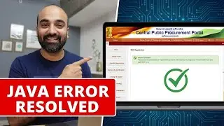 eprocurement Java Settings - e tendering registration process