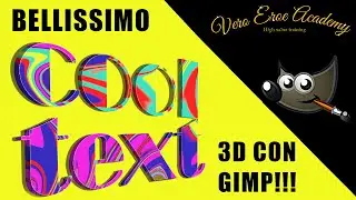 COOL TEXT 3D CON GIMP