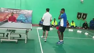 Table tennis doubles final (Inter sector tournament CRPF)