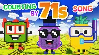 Counting by 71s Song | Skip Counting by 71s | Minecraft Numberblocks