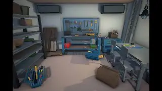 Workshop - Workbench with Tools - Low Poly  - Unity Asset Store & Unreal Engine Marketplace