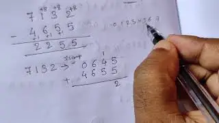 OCTAL SUBTRACTION EASY PROCESS | WITH AND WITHOUT 7'S COMPLEMENT