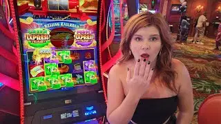I Won BIG on the New Monopoly Express Slot Machines!