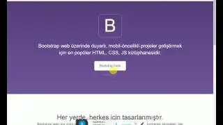 Bootstrap Kullanarak Web Sitesi oluşturma-1