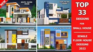 Amazing 33 Small House Front Elevation Designs for Single Floor Houses 2022 | Ground Floor Home