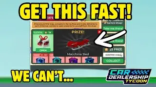 🔥HOW TO FINISH EVENT FAST in Car Dealership Tycoon Christmas Event?! 
