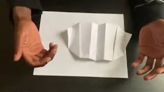 How to Fold a Boomerang Paper Airplane Tutorial (EXPLICIT)