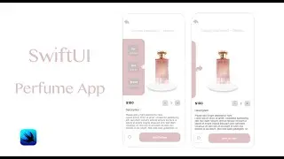 SwiftUI - Speed code - Perfume App UI Using SwiftUI - SwiftUI Tutorials