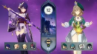 Raiden Aggravate & Lisa Hyperbloom - 3.4 Spiral Abyss Floor 12 | Genshin Impact