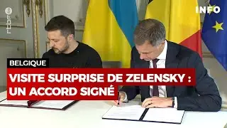 Volodymyr Zelenski reçu par Alexander De Croo : 30 avions de combat promis à l'Ukraine - RTBF Info