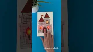 DIY “Castle” interactive card. Easy and fun paper electronics project for beginners #sciencecraft