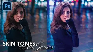 How to adjust Skin Tone & Colors Grade Photo in Photoshop