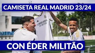 EDER MILITAO nos muestra la NUEVA CAMISETA DEL REAL MADRID 23/24